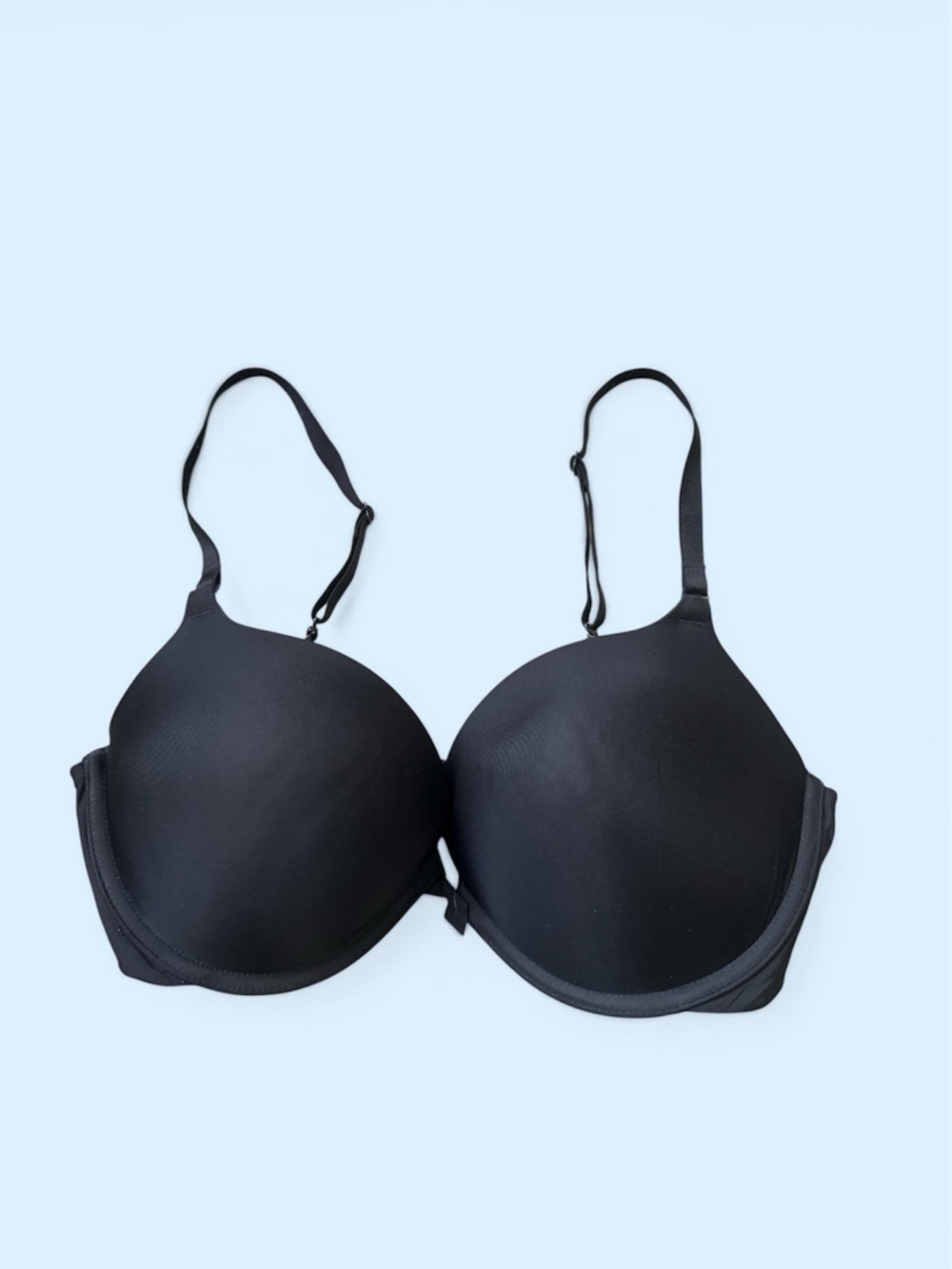 Victoria's Secret Black T-Shirt push up Bra - Picture 2 of 4